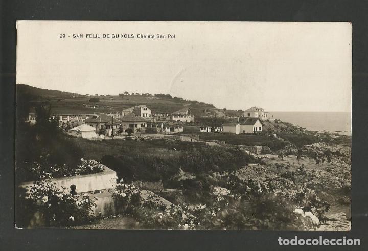 Postales: SANT FELIU DE GUIXOLS-CHALETS DE SAN POL-FOTOGRAFICA-POSTAL ANTIGUA-(57.536)