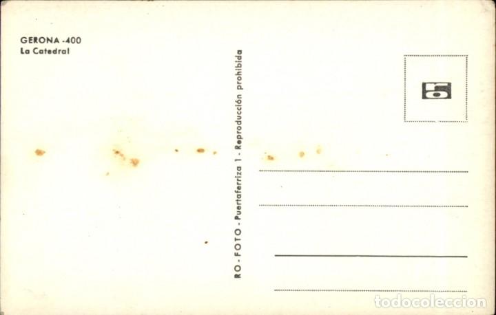 Postales: Gerona &ndash; La Catedral - 9 x 14 cms - Foto 2