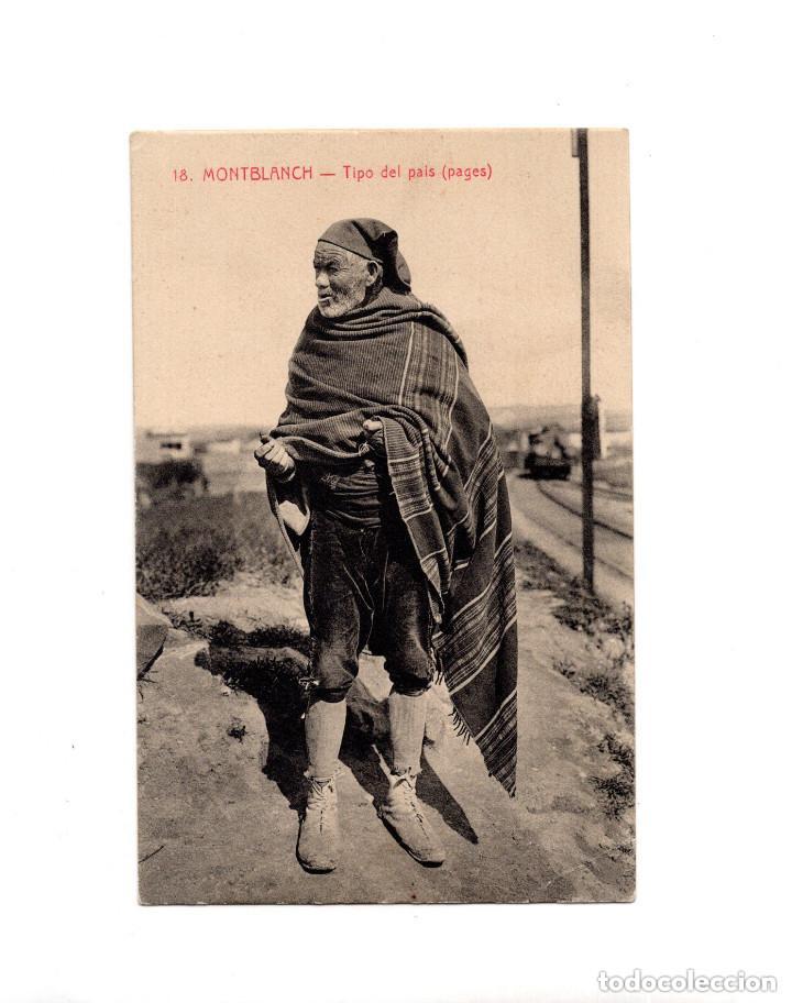 Postales: MONTBLANCH.- TIPO DEL PAIS - Foto 1