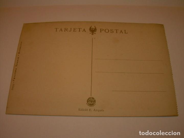 Postales: ANTIGUA POSTAL......OLOT.........BALL DELS CABE&Ccedil;UTS. - Foto 2