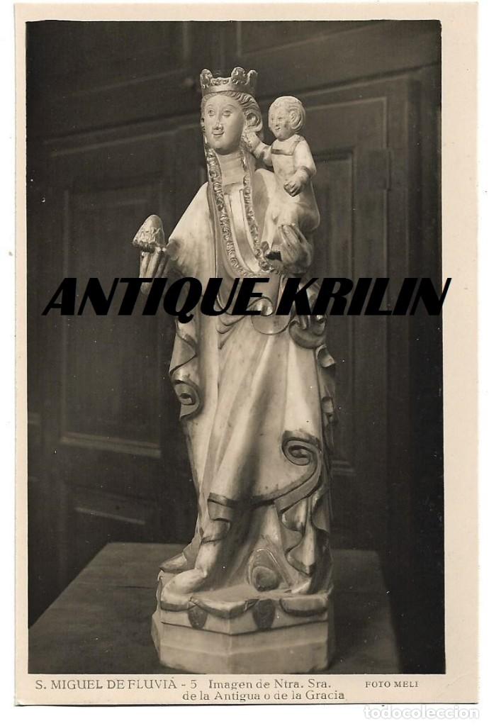 Postales: SAN MIGUEL DE FLUVIA N&ordm; 5 IMAGEN NTRA. SRA. ANTIGUA O DE LA GRACIA .- FOTO MELI