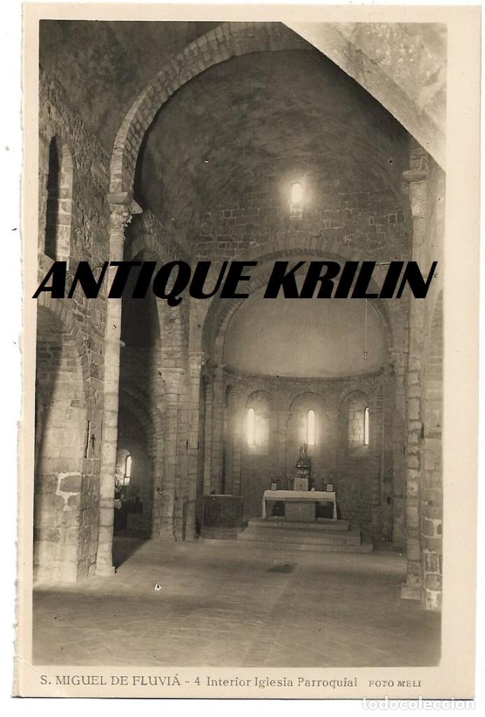 Postales: SAN MIGUEL DE FLUVIA N&ordm; 4 INTERIOR IGLESIA PARROQUIAL  .- FOTO MELI