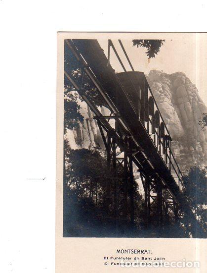 Postais: TARJETA POSTAL DE MONTSERRAT. FUNICULAR DE S. JUAN.