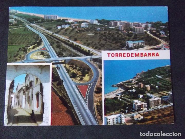 Postales: TARRAGONA-V46-COSTA DORADA-TORREDEMBARRA-PLAYA-CIRCULADA