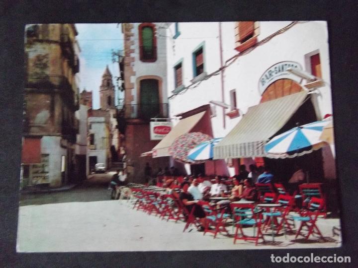 Postales: TARRAGONA-V46-COSTA DORADA-TORREDEMBARRA-ESCRITA-PLAZA DEL GENERALISIMO,AL FONDO LA IGLESIA