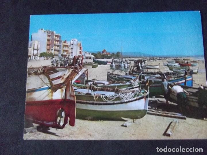 Postales: TARRAGONA-V46-COSTA DORADA-TORREDEMBARRA-ESCRITA-PLAYA Y BARRIO MARITIMO