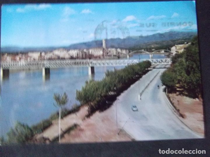 Postales: TARRAGONA-V46-TORTOSA-RIO EBRO Y AVDA LERIDA-CIRCULADA