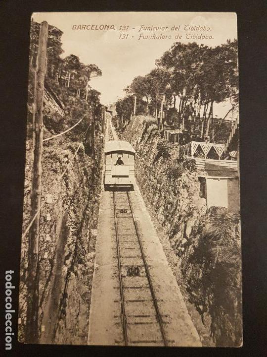 Postales: BARCELONA TIBIDABO FUNICULAR - Foto 1