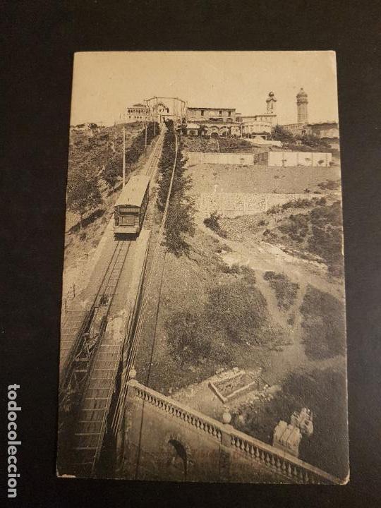 Postales: BARCELONA FUNICULAR DEL TIBIDABO - Foto 1