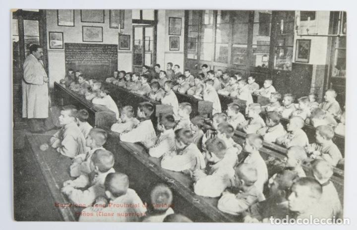Postales: Postal original-Barcelona, casa provincial de caridad. Ni&ntilde;os, clase superior