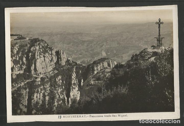 Postales: MONTSERRAT-PANORAMA DESDE SAN MIGUEL-FOTOGRAFICA ROISIN-POSTAL ANTIGA-(57.683)