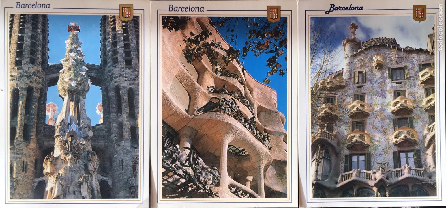 Postales: LOTE 4 POSTALES BARCELONA - Foto 2