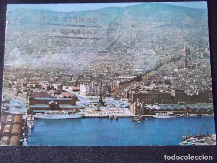 Postais: BARCELONA-V46-CIRCULADA-VISTA AEREA DE LA CIUDAD