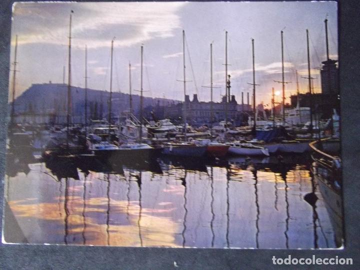 Postais: BARCELONA-V46-CIRCULADA-CLUB NAUTICO-ATARDECER