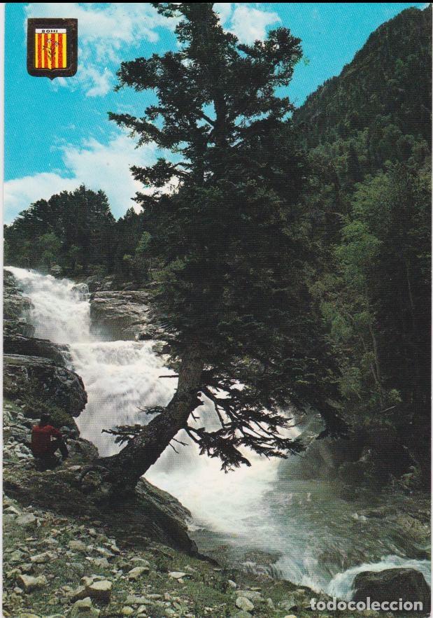 Postales: VALL DE BOH&Iacute;,  PARC NACIONAL D'AIG&Uuml;ES TORTES, CASCADA - ESCUDO DE ORO N&ordm; 2887 - S/C