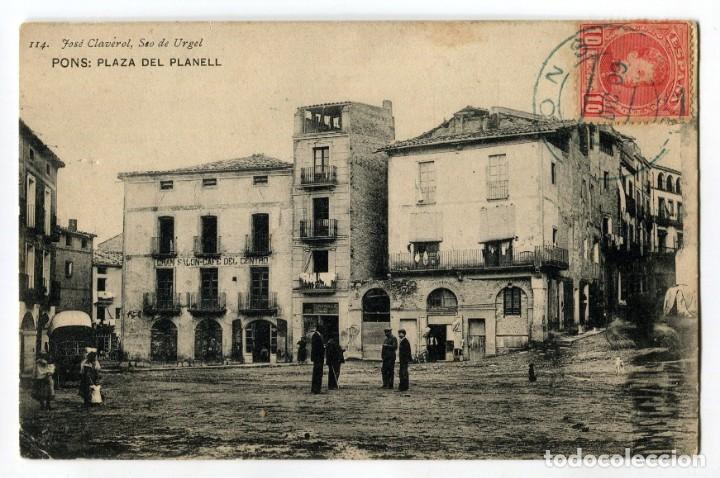 Cartoline: a02299 ponts plaza del planell claverol n&ordm;114 circulada 1909