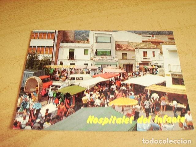 Postales: HOSPITALET DEL INFANTE -TARRAGONA- PLAZA GENERALISIMO.MERCADILLO
