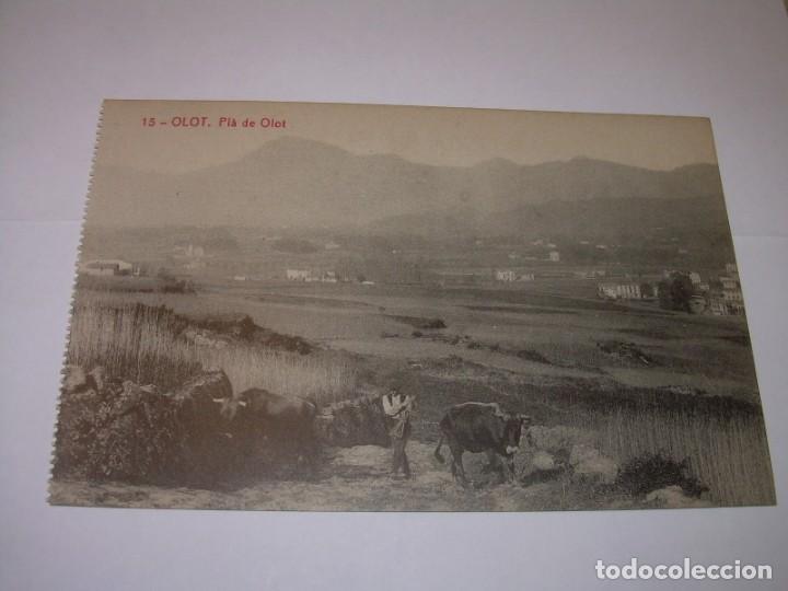 Postales: ANTIGUA POSTAL....OLOT......PLA DE OLOT - Foto 1