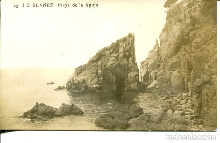 Postkarten: BLANES-PLAYA DE LA AGUJA-FOTOGR&Aacute;FICA--- J.B. N&ordm; 23