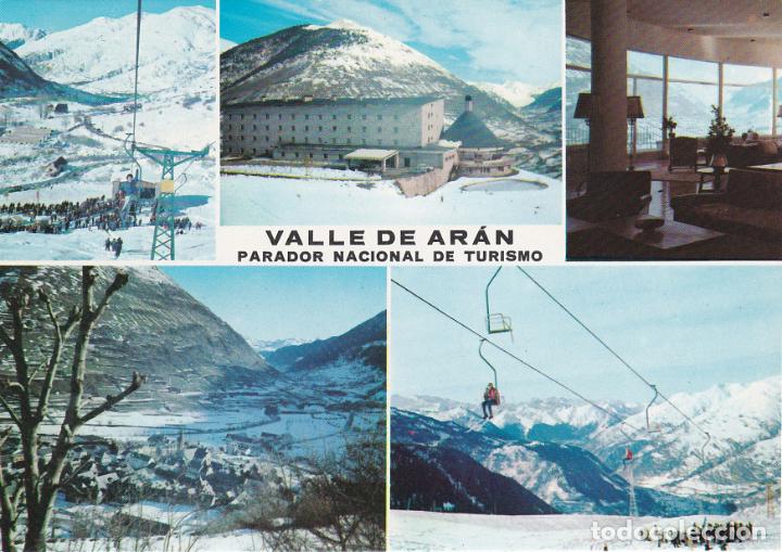 Postales: valle de aran, parador nacional de turismo, lerida