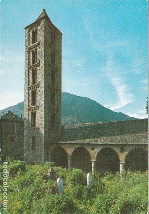 Postales: erill la vall, torre romanica de santa eulalia, lerida