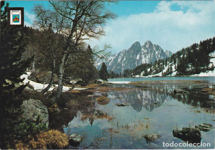 Postales: vall d&acute;espot, estany de sant maurici, parc nacional i vista d&acute;els encantats, lerida