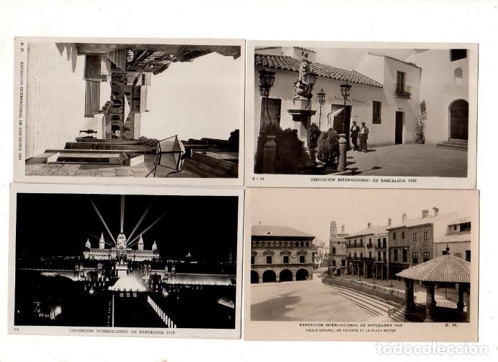 Postales: LOTE DE 4 POSTALES DE BARCELONA. - Foto 1