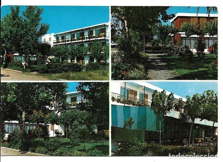 Postales: PLAYA DE LA PINEDA-SALOU .- RESIDENCIA EMPLEADOS DEL BANCO DE ARAGON .- ARRIBAS