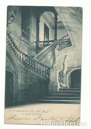 Postales: Barcelona La lonja, circulada 1906 - Foto 1