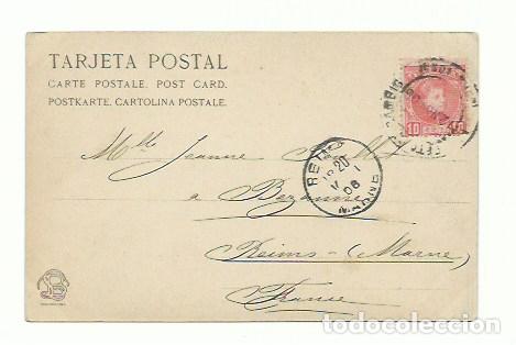 Postales: Barcelona La lonja, circulada 1906 - Foto 2