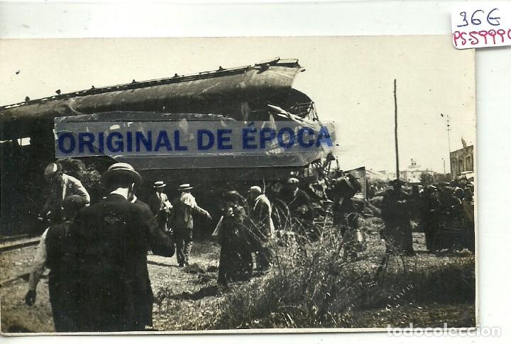 Postcards: (PS-59990)POSTAL FOTOGRAFICA DE SABADELL-ACCIDENTE FERROVIARIO 1921