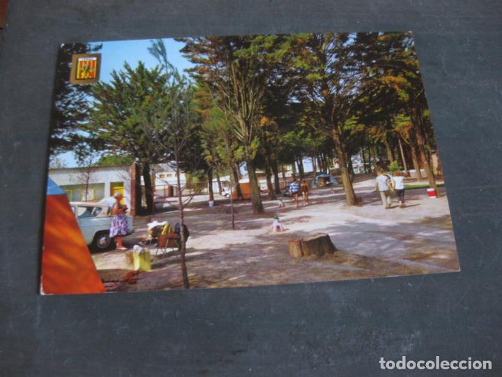Postales: POSTAL 758 LERIDA PARQUE MUNICIPAL CAMPING. ESCUDO DE ORO.