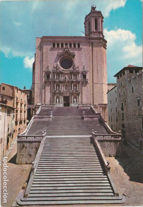 Postales: gerona, la catedral - Foto 1