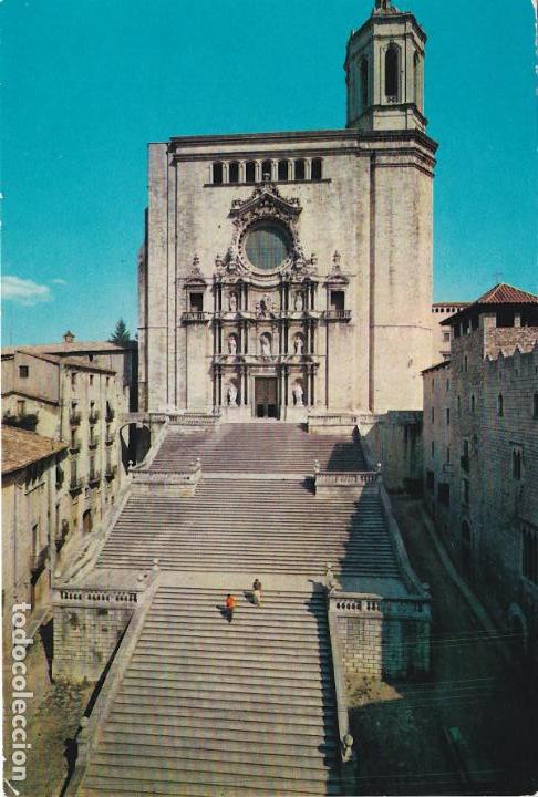 Postales: gerona, la catedral - Foto 1