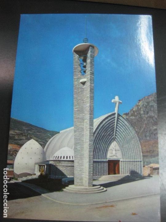 Postales: POSTAL 5010 - PIRINEOS DE LERIDA. PONT DE SUERT. IGLESIA PARROQUIAL. GARCIA GARRABELLA.
