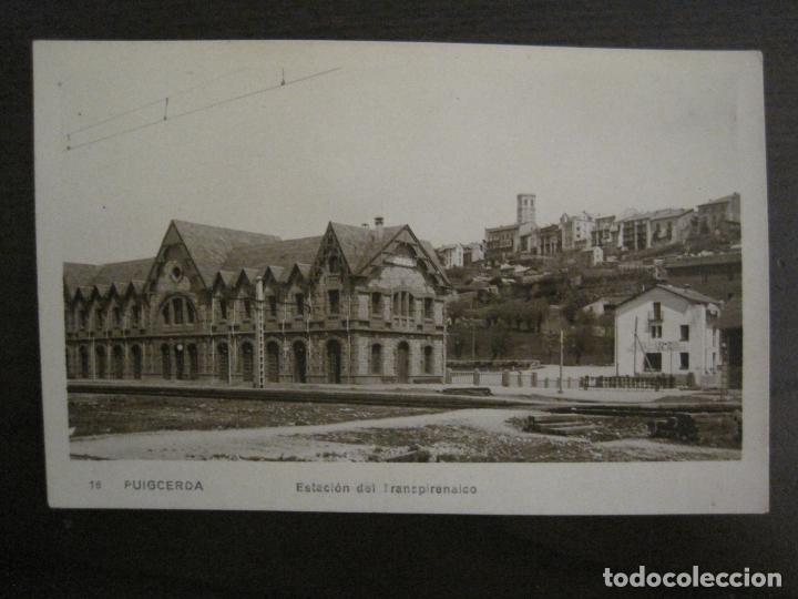 Postales: PUIGCERDA-ESTACION DEL FERROCARRIL-HOTEL LA ESTACION-FOTOGRAFICA-VER FOTOS-(58.100)