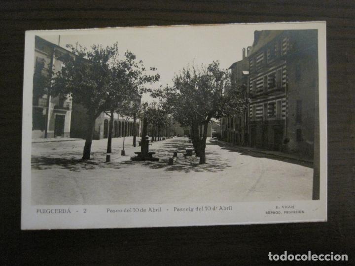 Postales: PUIGCERDA-PASEO DEL 10 DE ABRIL-2-FOTOGRAFICA E.VIGU&Eacute;-VER FOTOS-(58.112)