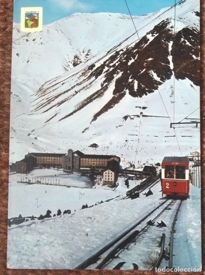 Postales: NURIA - GERONA - FUNICULAR A LA COMA DE CLOT - Foto 1