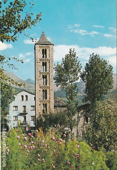 Postales: campanario romanico de erill la vall, lerida