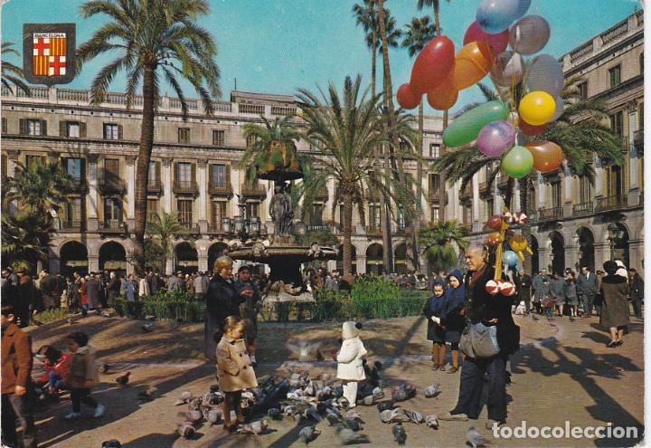 Postales: barcelona, plaza real - Foto 1