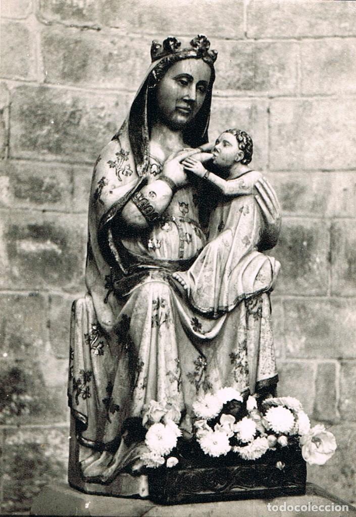 Cartes Postales: ESTANY, MONASTERIO, virgen romanica del siglo XII, alabastro