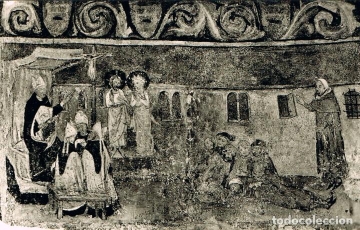 Postais: Lluss&aacute;, pintura mural del siglo XIV, editor A. y R. Mas