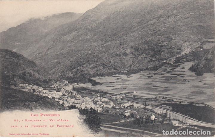 Postales: panorama du val d&acute;aran, pris a la descente du portillon, lerida