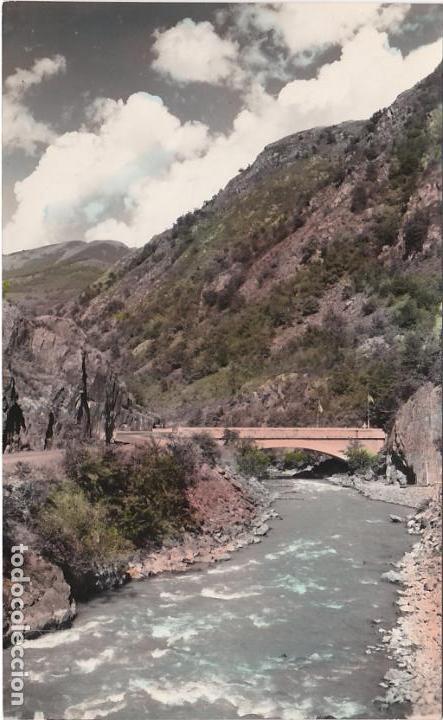 Postales: puente del rey y rio garona, frontera, lerida