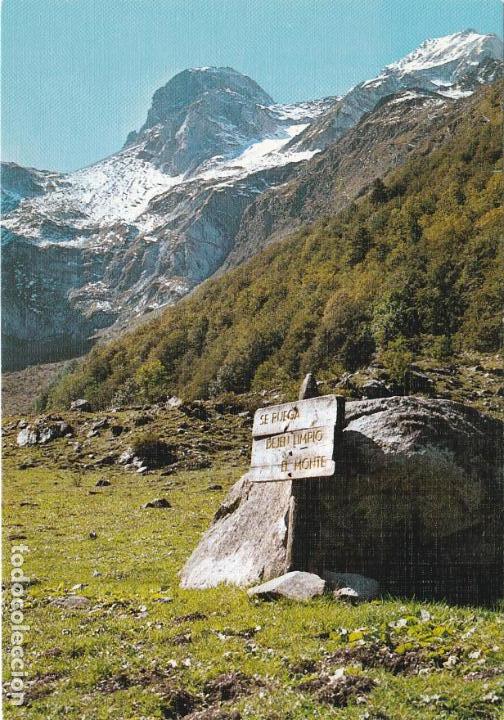 Postales: vall d&acute;aran, artiga de lin, coll de toro, penya nere y tuc blanc, lerida