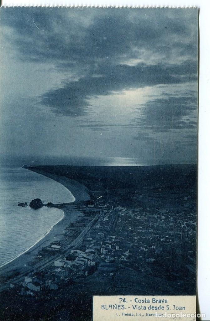 Cartoline: BLANES-VISTA DESDE S. JOAN-- N&ordm; 24-ROISIN