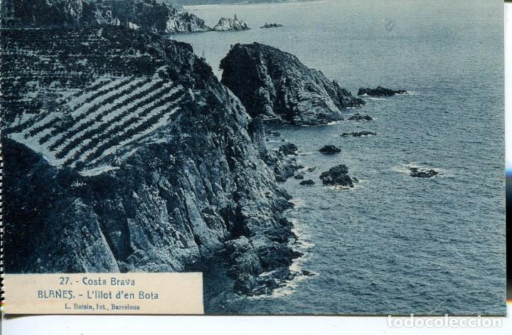 Postkarten: BLANES-L'ILLOT D'EN BOTA-- N&ordm; 27-ROISIN