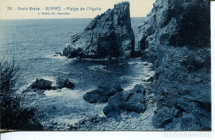 Postkarten: BLANES-PLATGE DE L'AGULLA-- N&ordm; 29-ROISIN
