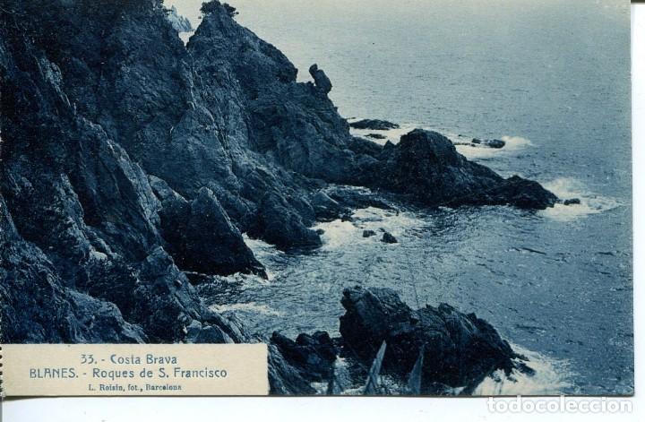 Postcards: BLANES-ROQUES DE S. FRANCISCO- N&ordm; 33-ROISIN