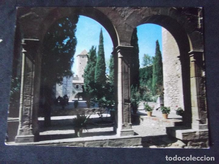 Cartes Postales: TARRAGONA-V47-CIRCULADA-REAL MONASTERIO DE POBLET-PATIO INTERIOR